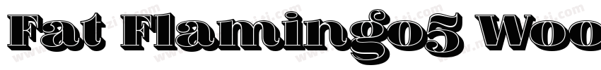 Fat Flamingo5 Woodc字体转换